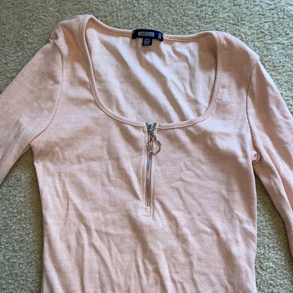 💐Missguided PEACH thong bodysuit - Picture 3 of 7